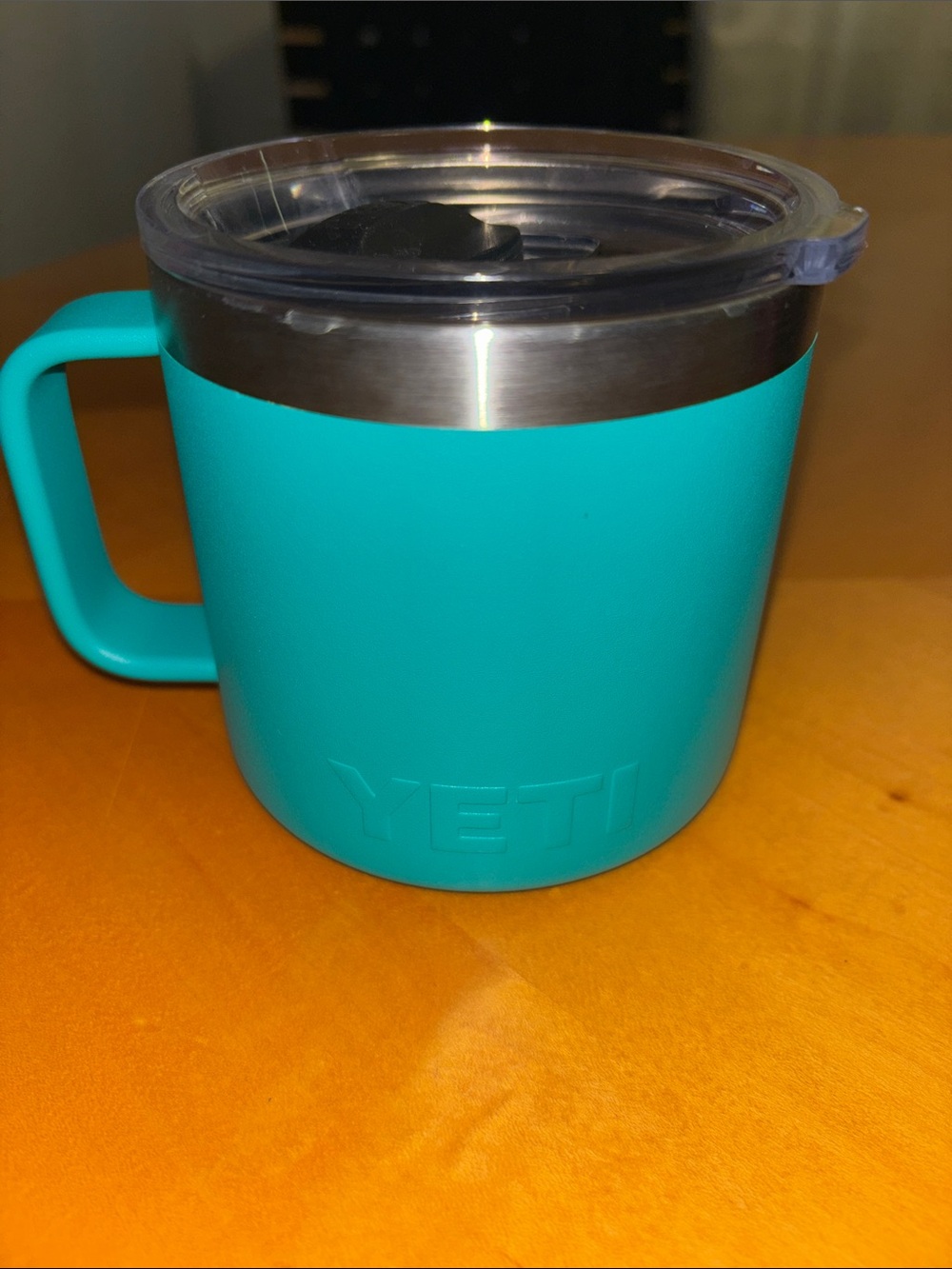 Yeti insulated mug hot/cold beautiful teal color